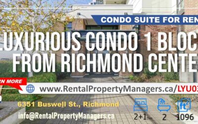 [CONDO FOR RENT] 6351 Buswell Street, Richmond