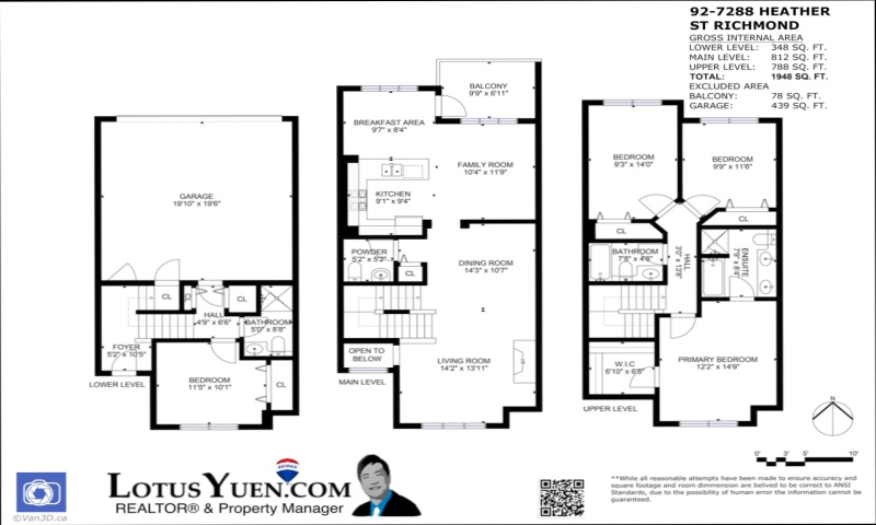 #92-7288 Heather St, Richmond, 4 Bedrooms Bedrooms7288 Heather St, RichmondR-LYU088 0 ,3.5 BathroomsBathrooms,Townhouse,For Rent,Barrington Walk,#92-7288 Heather St, Richmond,1126