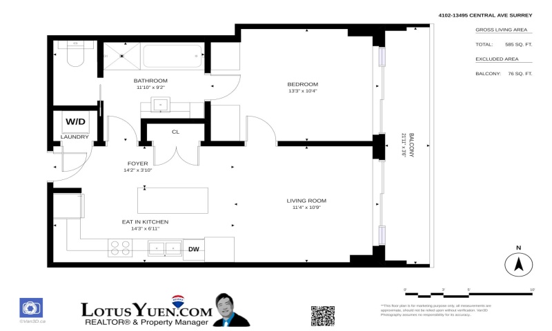 4xxx-13495 Central Ave, Surrey, 1 Bedroom Bedrooms4102-13495 Central Ave, SurreyM-LYU094 0 ,1 BathroomBathrooms,Condo,Rented and Being Managed,3 Civic Plaza,4xxx-13495 Central Ave, Surrey,1133