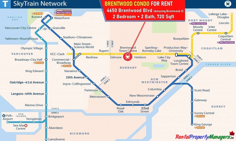 #14xx-4650 Brentwood Boulevard, Burnaby, 2 Bedrooms Bedrooms, ,2 BathroomsBathrooms,Condo,Rented and Being Managed,#14xx-4650 Brentwood Boulevard, Burnaby,1064