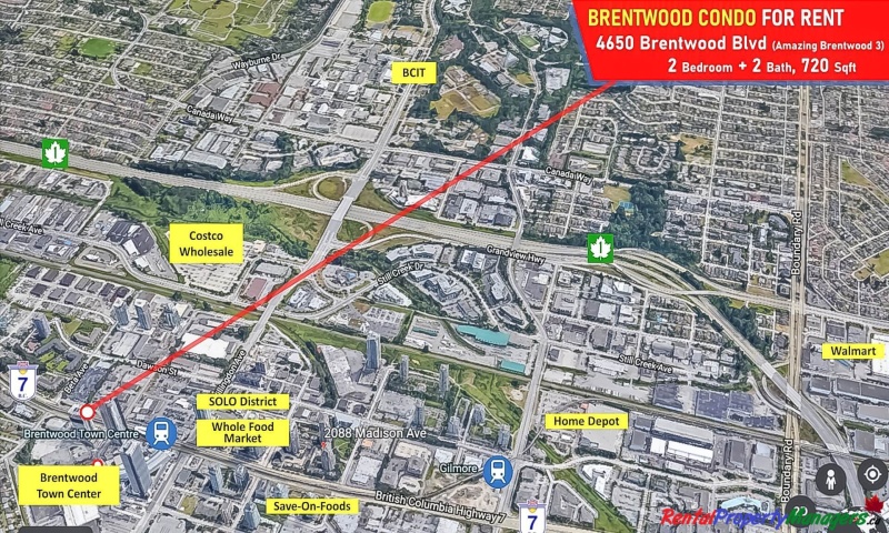 #14xx-4650 Brentwood Boulevard, Burnaby, 2 Bedrooms Bedrooms, ,2 BathroomsBathrooms,Condo,Rented and Being Managed,#14xx-4650 Brentwood Boulevard, Burnaby,1064